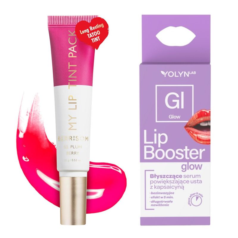 Промо сет BERRISOM Glow Glossy Plum Berry