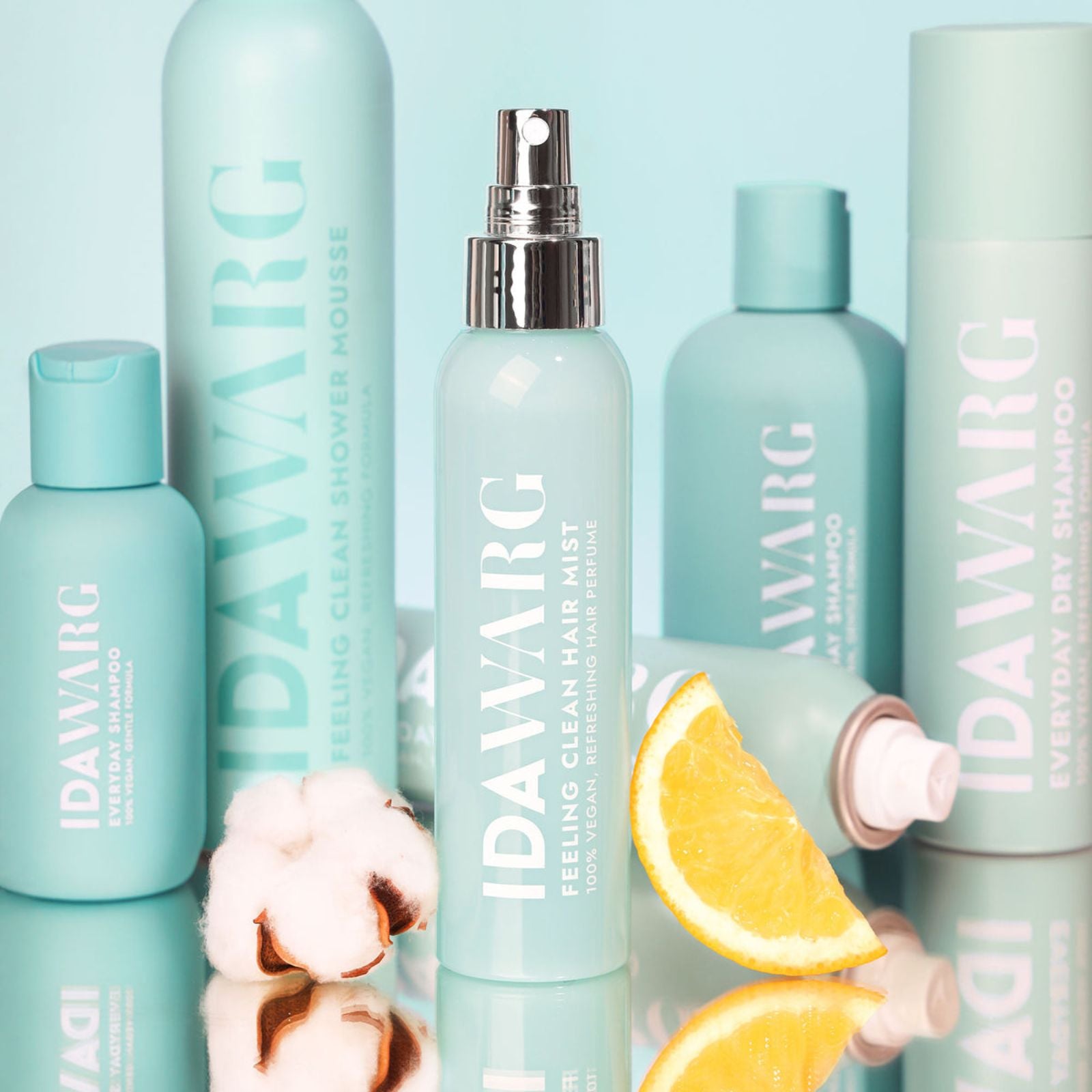 Мист-парфюм за коса ПЛОДОВЕ НА ИЗКУШЕНИЕТО IDA WARG Feeling Clean Hair Mist Perfume