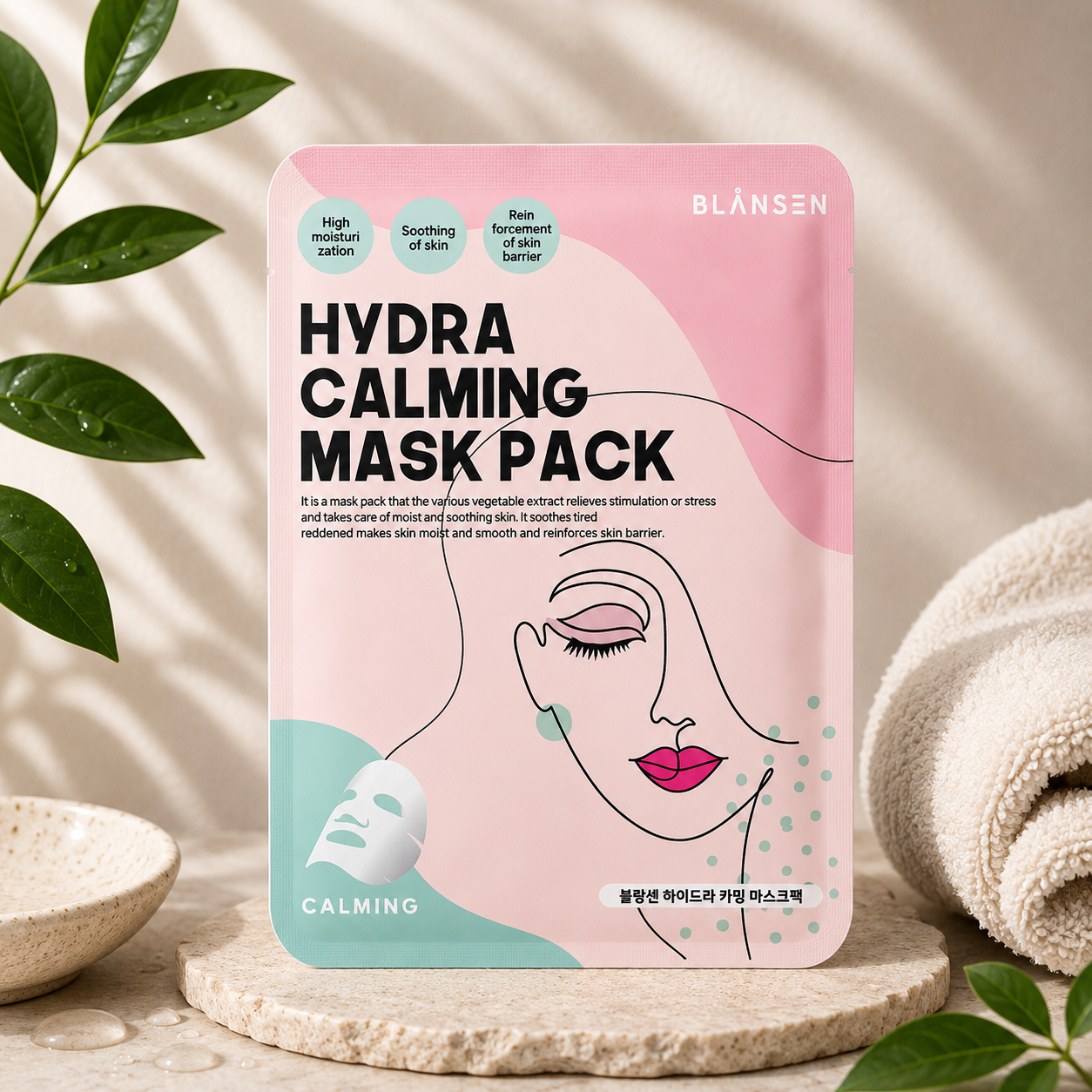 Шийт маска Chamos Cosmetics
