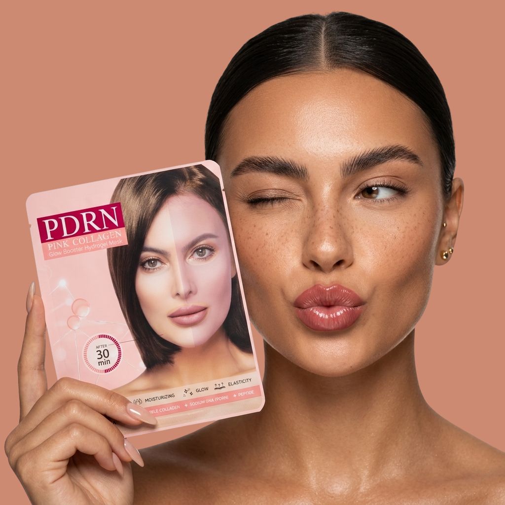 PDRN Озаряващ Бустер - Абсорбираща Хидрогел Маска Chamos ACACI by Lilyana