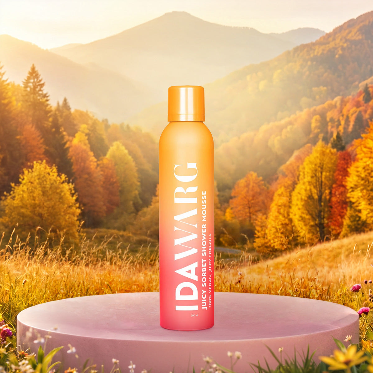Мус-пяна за копринено гладка кожа ПЛОДОВО ИЗКУШЕНИЕ IDA WARG Juicy Sorbet Shower Mousse