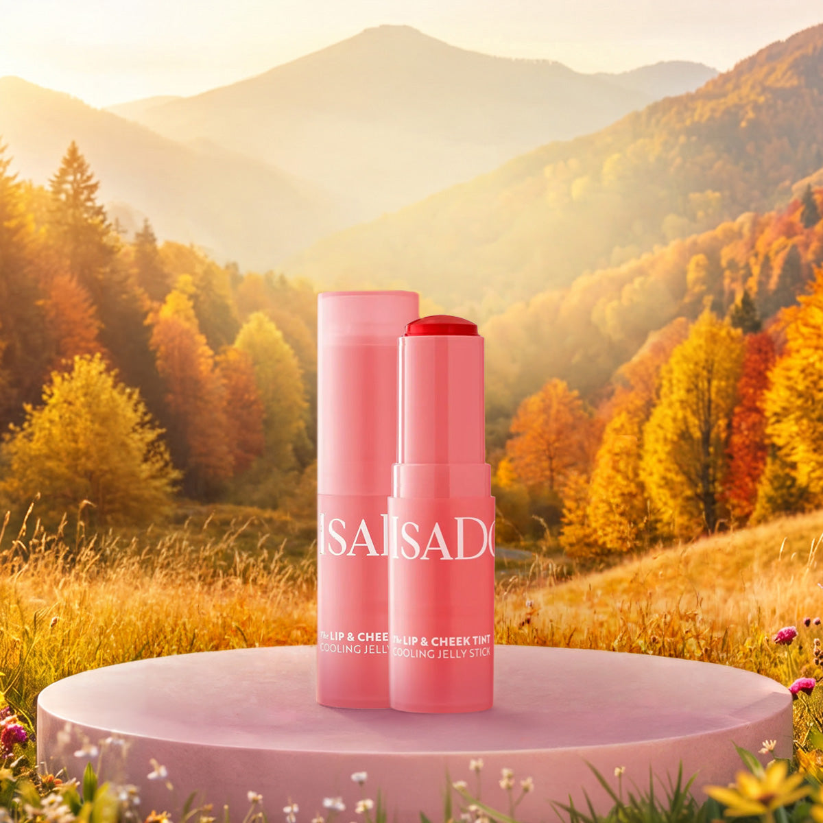 Руж - Тинт в стик за устни и скули IsaDora The Lip & Cheek Jelly Stick