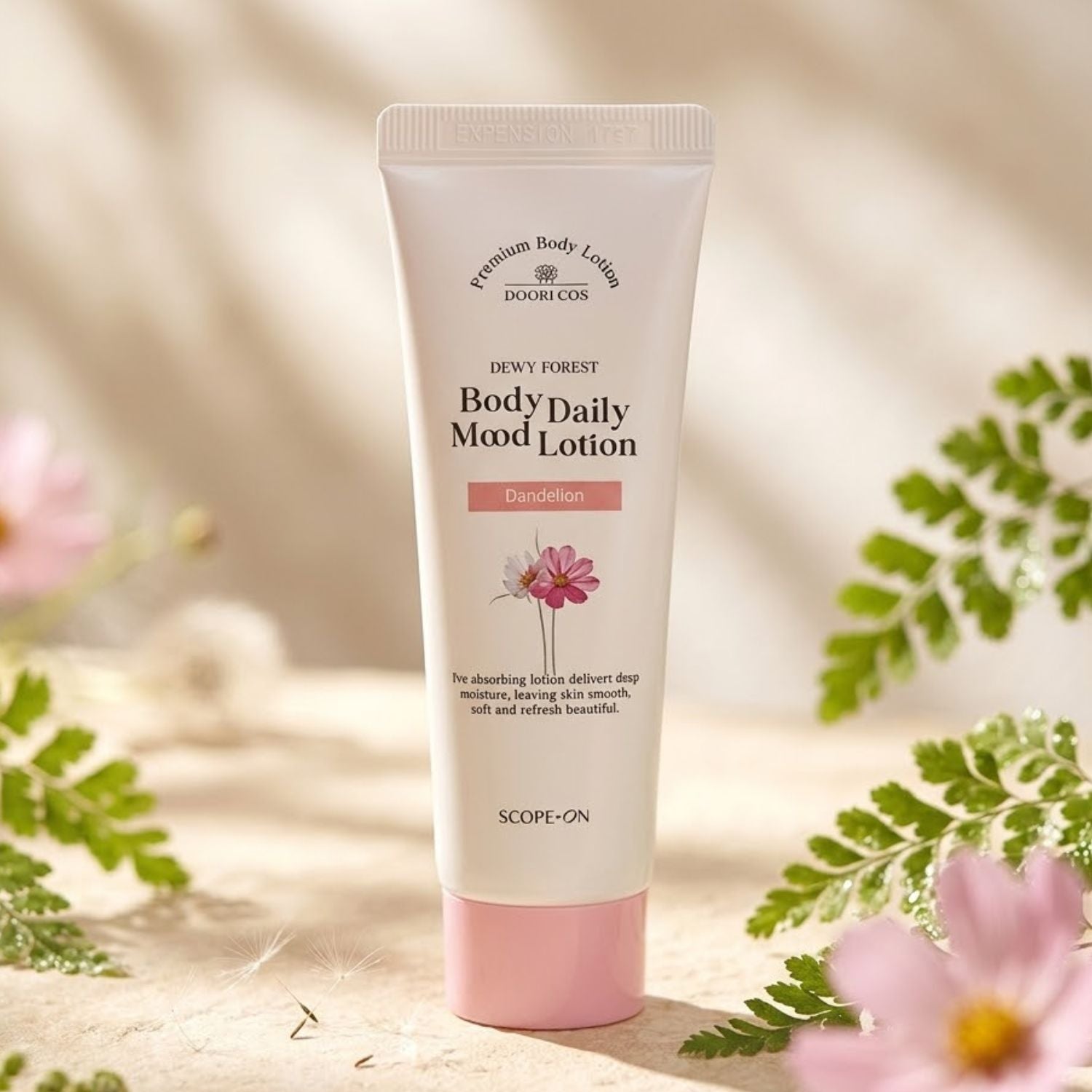 Хидратиращ лосион за тяло с екстракт от глухарче Doori Soope On Daily Mood Body Lotion [Dandelion]