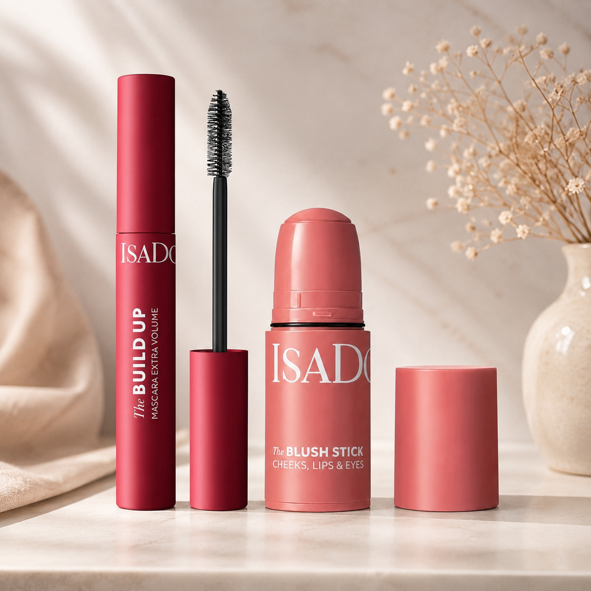 Сет Перфектен грим Isadora Спирала за удивителен обем & Мулти Руж стик