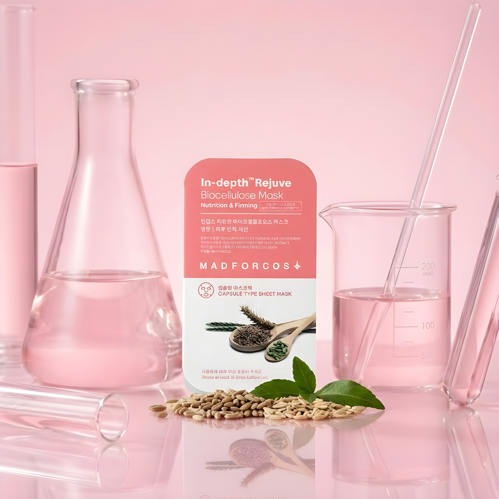 Дълбоко подхранваща биоцелулозна анти-ейдж маска MADFORCOS In-depth Rejuve Biocellulose Mask