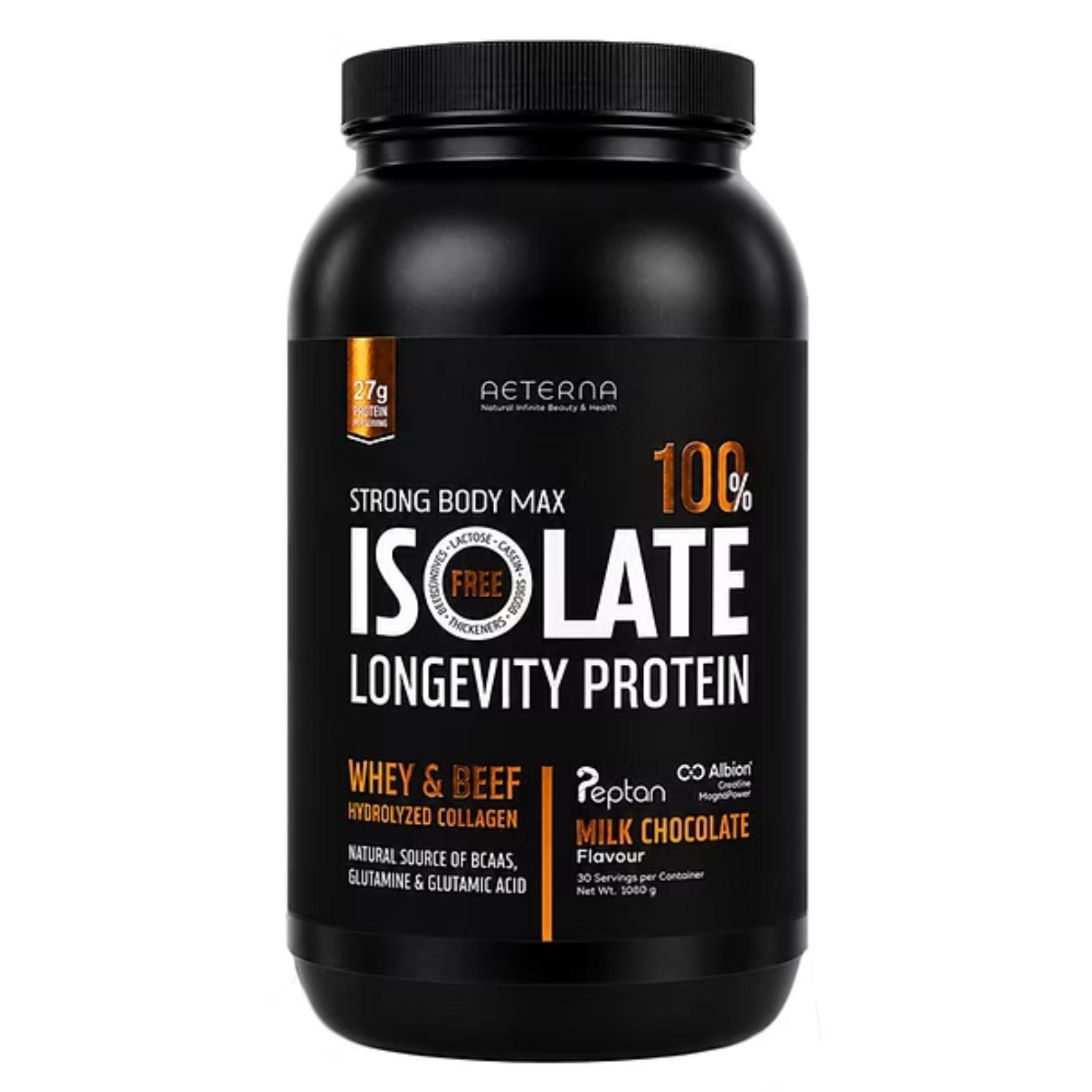 Протеин Mлечен шоколад WHEY ISOLATE LONGEVITY PROTEIN MILK CHOCOLATE AETERNA
