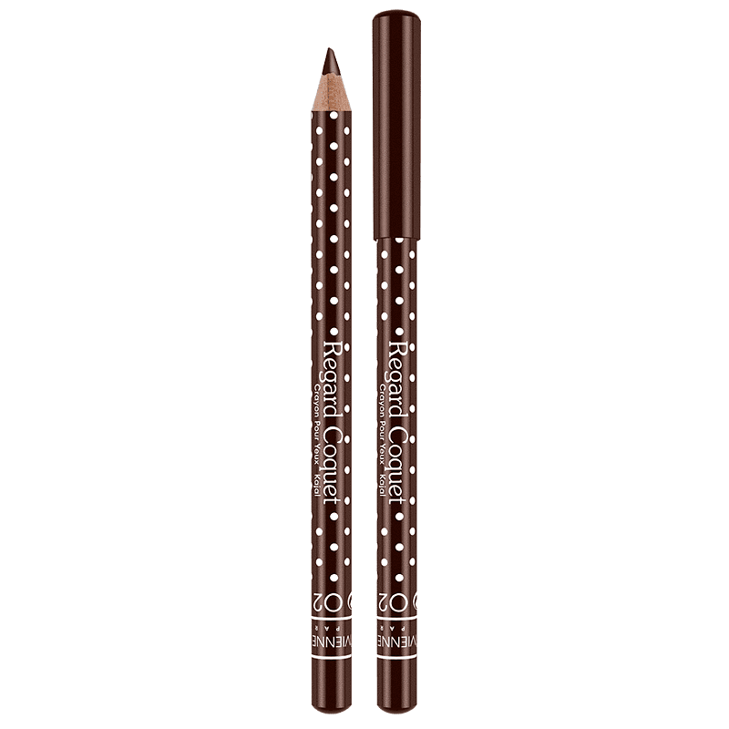 Молив за очи Vivienne Sabó Paris 02 Dark brown with golden pearl