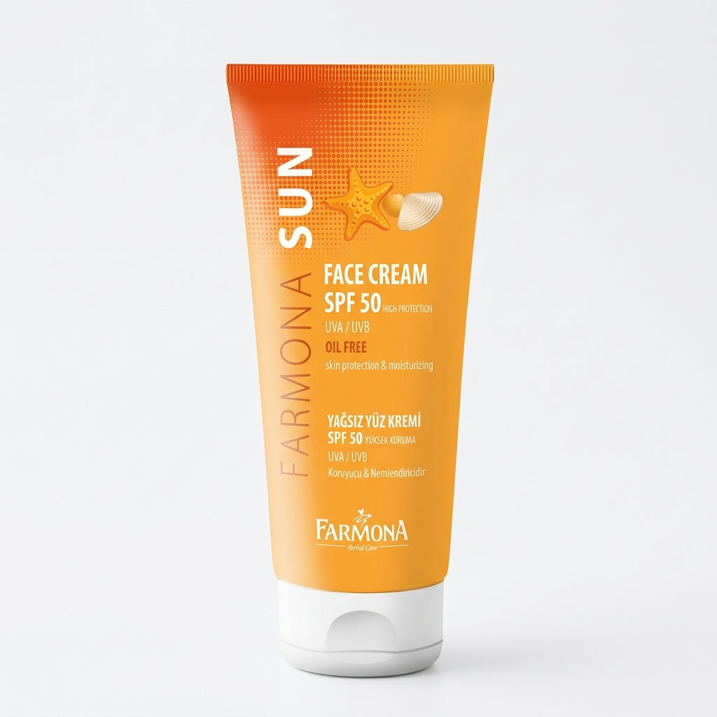 Слънцезащитен Крем за Лице с висока защита SPF 50 UVA/UVB Farmona Sun Oil Free Outlet